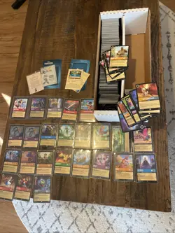 Disney Lorcana Card Bulk Lot 1500+ Different Rarities, Uncommon, Rare, Foils - Image 1