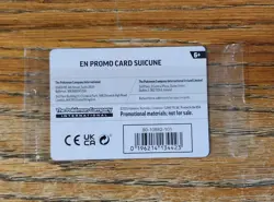 Suicune 026/094 EB Games Stamped Promo Holo Phantasmal Pokemon Card - SEALED - Image 2
