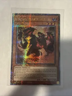 Cir Malebranche of the Burning Abyss Quarter Century Secret Rare Card RA04-EN235 - Image 1