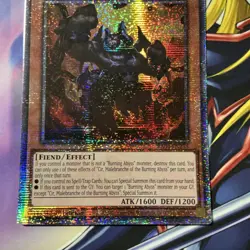 Cir Malebranche of the Burning Abyss Quarter Century Secret Rare Card RA04-EN235 - Image 3