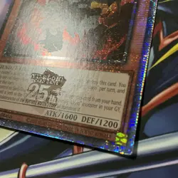 Cir Malebranche of the Burning Abyss Quarter Century Secret Rare Card RA04-EN235 - Image 4