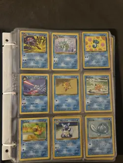 Vintage Pokemon Card Binder Lot (Base Set 2, Jungle, Fossil, Team Rocket) - Image 1