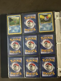 Vintage Pokemon Card Binder Lot (Base Set 2, Jungle, Fossil, Team Rocket) - Image 2