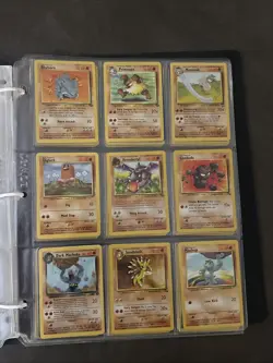 Vintage Pokemon Card Binder Lot (Base Set 2, Jungle, Fossil, Team Rocket) - Image 5