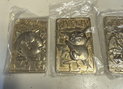 Four 1999 23K gold plated metal Pokemon cards Burger King special edition - Image 3