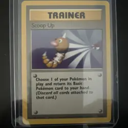 Pokemon Card - Scoop Up Base Set (Shadowless) 1st Edition 78/102 Rare - Image 1