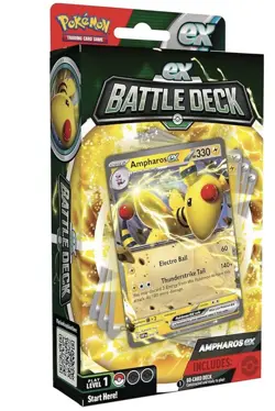 Pokemon TCG: Ampharos ex Battle Deck (Ready-to-Play 60-Card Deck) - Image 1