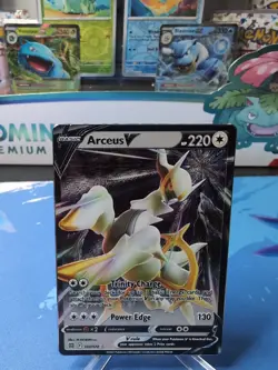 Arceus V 122/172 - Brilliant Stars - Ultra Rare Holo Pokemon Card NM. **METAL** - Image 1