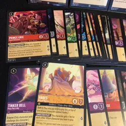 Disney Lorcana Card Lot - Holo Foils And Another 50+ Non Hilo Cards Mint 🍃 - Image 2