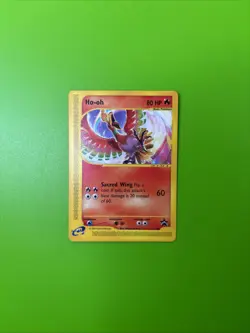 Ho-oh 52 Black Star Promo Pokemon Card LP - Image 1