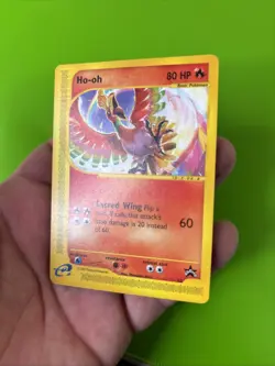 Ho-oh 52 Black Star Promo Pokemon Card LP - Image 3