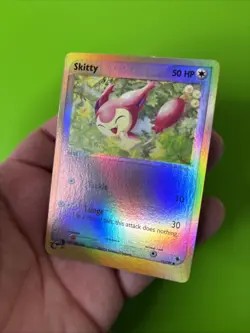 Skitty 71/109 EX Ruby & Sapphire Reverse Holo Pokemon Card LP+ - Image 3