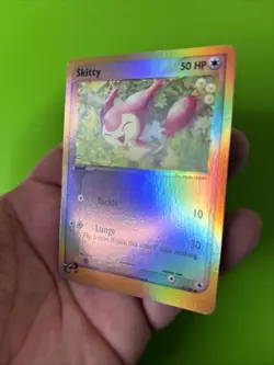 Skitty 71/109 EX Ruby & Sapphire Reverse Holo Pokemon Card LP+ - Image 4