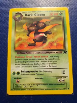 DARK GLOOM 36/82 - Team Rocket - VINTAGE WOTC Pokemon Card - Unlimited - NM - Image 1