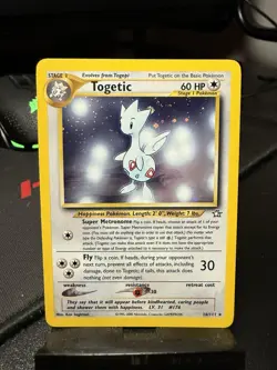 Togetic Neo Genesis Holo Card 16/111 Unlimited Edition NM/LP - Image 1