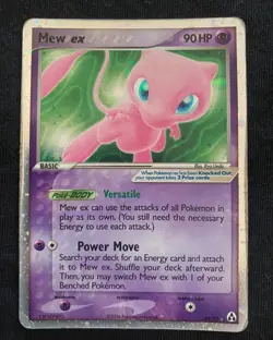 Pokemon Card-Mew Ex-Ex Legend Maker-Holo-88/92-ENG-Played - Image 1