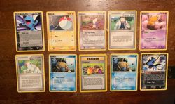 10 VINTAGE Pokemon Cards from Various Classic Sets!! - Image 1