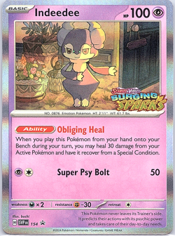 Indeedee 154 Sv: Scarlet & Violet Promo Cards Holo - Image 1