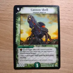 Cannon Shell Duel Masters DM04 Common card TCG CCG EX #153 - Image 1