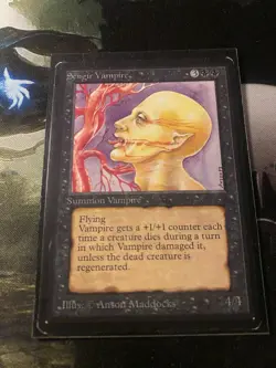 Magic The Gathering Sengir Vampire Beta 1993 Light Play - Image 1