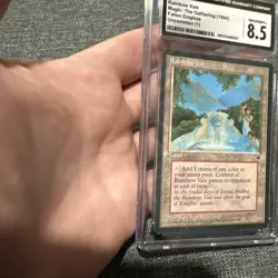 ***CGC 8.5 Rainbow Vale*** MTG Fallen Empires Reserve List Rare Low Population - Image 4