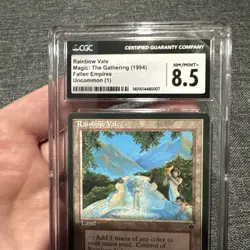 ***CGC 8.5 Rainbow Vale*** MTG Fallen Empires Reserve List Rare Low Population - Image 5