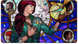 Dominaria United Jhoira, Ageless Innovator PLAY MAT PLAYMAT ULTRA PRO MTG - Image 1