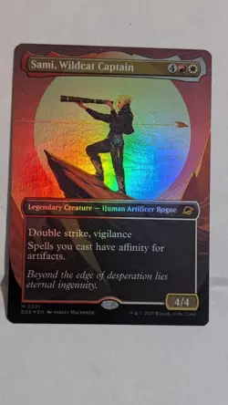 MTG Sami, Wildcat Captain (Borderless) Foil Edge of Eternities - Image 1