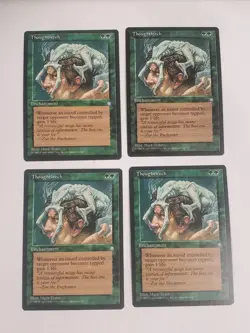 MTG Playset 4x Thoughtleech (Ice Age/Green/U) - BGM - Image 1