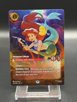 Disney Lorcana Fabled ~ ARIEL - Adventurous Collector ~ ENCHANTED 232/204 - Image 1