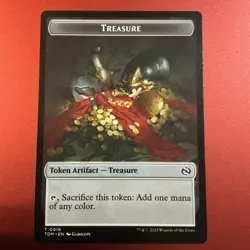 MAGIC THE GATHERING TARKIR DRAGONSTORM DOUBLE TOKEN ZOMBIE DRUID / TREASURE REG - Image 2