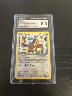 CGC 8.5 Eevee BW94 Black Star Promo 2013 Sylveon Collection Pokemon TCG Mint+ - Image 1