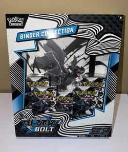 Pokemon TCG Scarlet Violet Black Bolt Binder Collection - Image 1