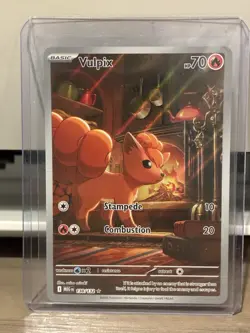 Pokemon TCG - Vulpix 138/132 Me01: Mega Evolution Holo Near Mint - Image 1
