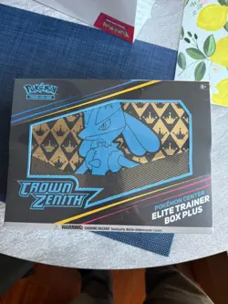 Pokemon Center ETB Plus Crown Zenith New Sealed - Image 1