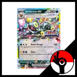 Pokemon TCG: Prismatic Evolutions - 060/131 - Umbreon Ex - Stamped Promo Sealed - Image 1