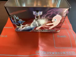 Pokemon 2005 TCG gift box Mew Lucario Carrying Box Empty+ Placemat - Image 3