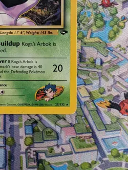 Koga's Arbok 25/132 Gym Challenge Rare LP Vintage WOTC - Pokemon TCG - Image 5