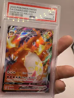 2020 Pokemon Sword & Shield Darkness Ablaze #020 Fa/Charizard Vmax PSA 9 - Image 3