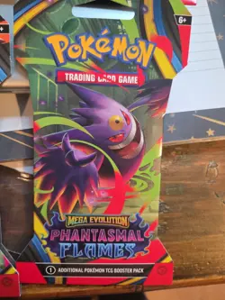 Pokemon TCG Mega Evolution Lot Of (8) Phantasmal Flames, Sleeved Booster Packs - Image 2