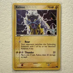 Pokemon Raikou Holo Rare NM/LP Condition #3/17 POP Series 2 Vintage 2006 - Image 1