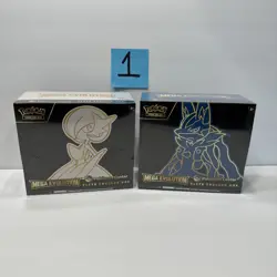 Pokemon Center Mega Evolution Gardevoir & Lucario ETB Elite Trainer Box Set Of 2 - Image 1
