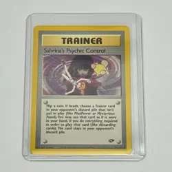 Sabrina's Psychic Control 121/132 Gym Challenge - Uncommon Pokemon Card - NM/M - Image 1
