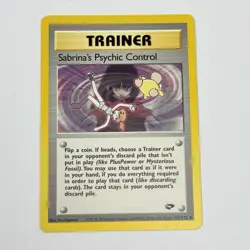 Sabrina's Psychic Control 121/132 Gym Challenge - Uncommon Pokemon Card - NM/M - Image 2