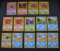 Fossil 1st Edition Lot 27 cards common uncommon Pokemon TCG Vintage NM/LP - Image 1