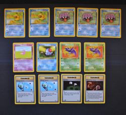 Fossil 1st Edition Lot 27 cards common uncommon Pokemon TCG Vintage NM/LP - Image 3