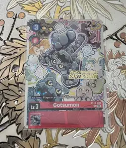 Digimon Card Game Alternate Art Gotsumon BT14-009 2025 Regionals Participant - Image 1