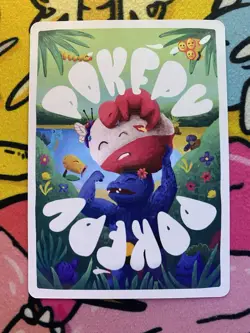 Pokepu v2 - Pinsi (Pinsir) 61/77 - Derpy Pokemon Parody / Fan Art Card - Image 2