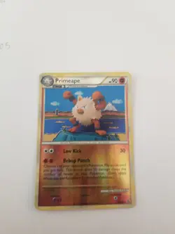Primeape 22/95 Unleashed Reverse Holo Rare Pokemon Card LP - Image 1