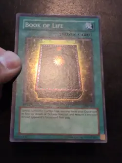 Yu-Gi-Oh! SUPER RARE CARD BOOK OF LIFE PGD-033 1ST LP - Image 2